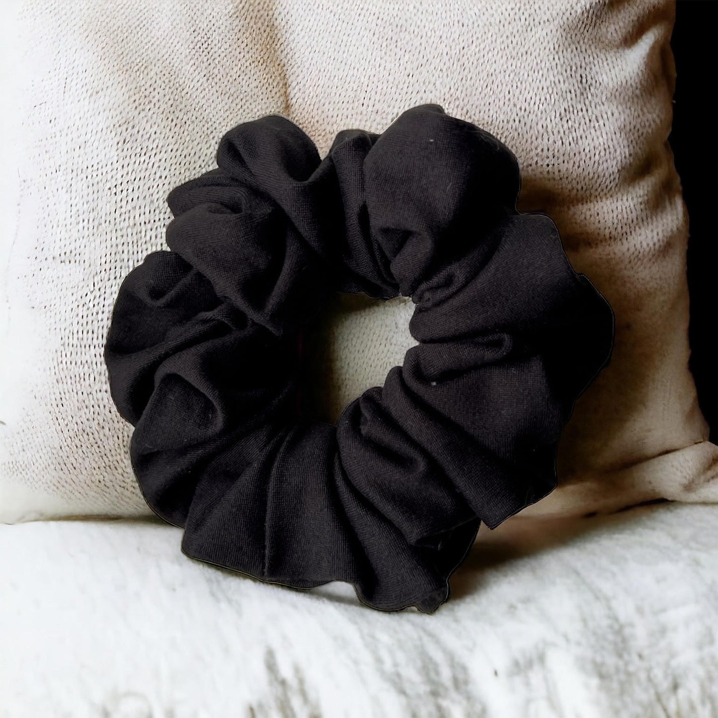 Basic Black Scrunchie