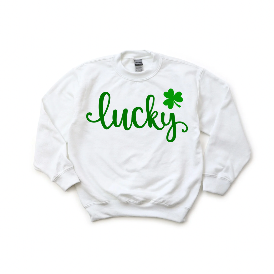 Lucky Clover Kids Crewneck