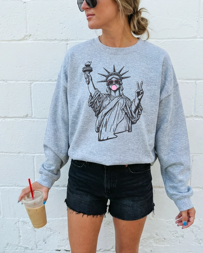 Bubble Gum Boom Women’s Crewneck Sweatshirt