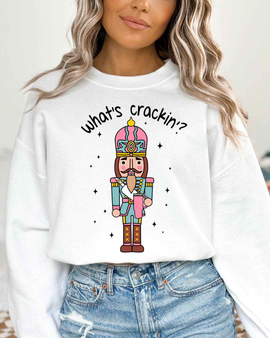 What’s Crackin’ Women’s Crewneck Sweatshirt