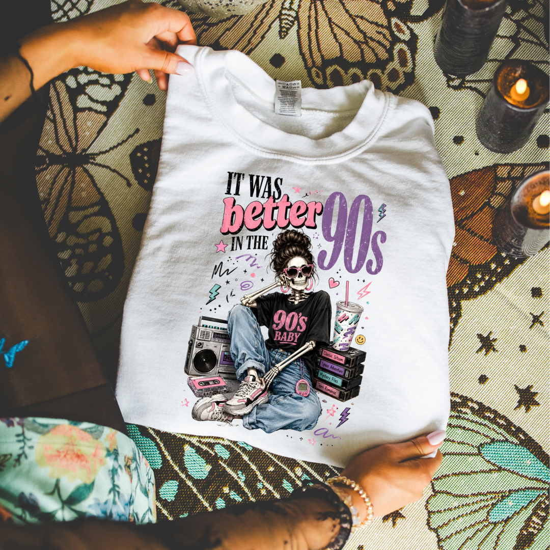 It Was Better In The 90’s Again Women’s Crewneck Sweatshirt