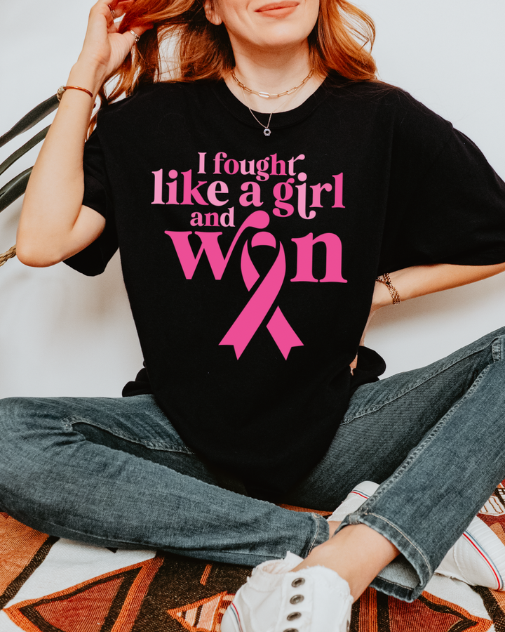 I Fought Like A Girl &amp; Won Women’s Tee-Shirt