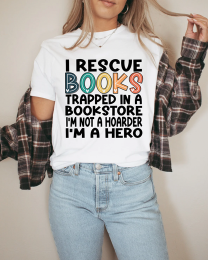 I Rescue Books Women’s Tee-Shirt