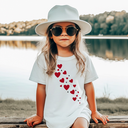 River Of Hearts Toddler & Kids Tee-Shirt