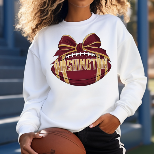 Washington Bow Football Women’s Crewneck