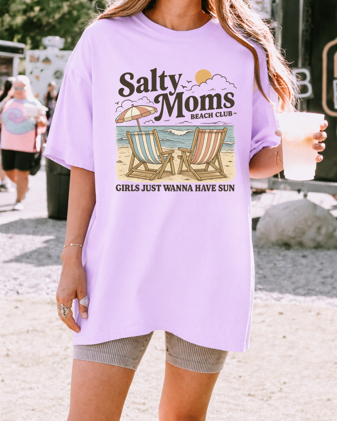 Salty Moms Beach Club Tee-Shirt
