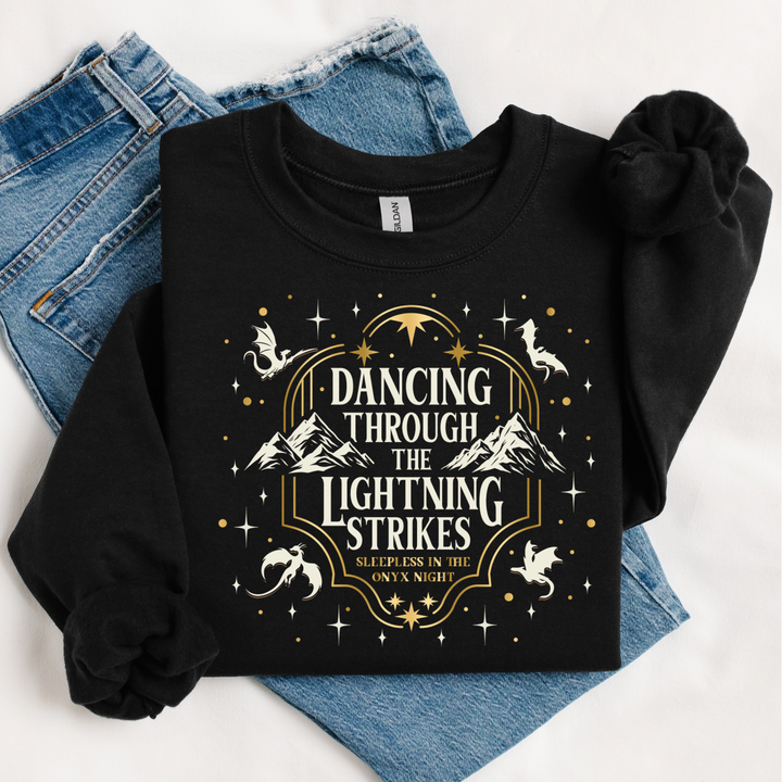 Dancing Through The Lightening Strikes Women’s Crewneck Sweatshirt