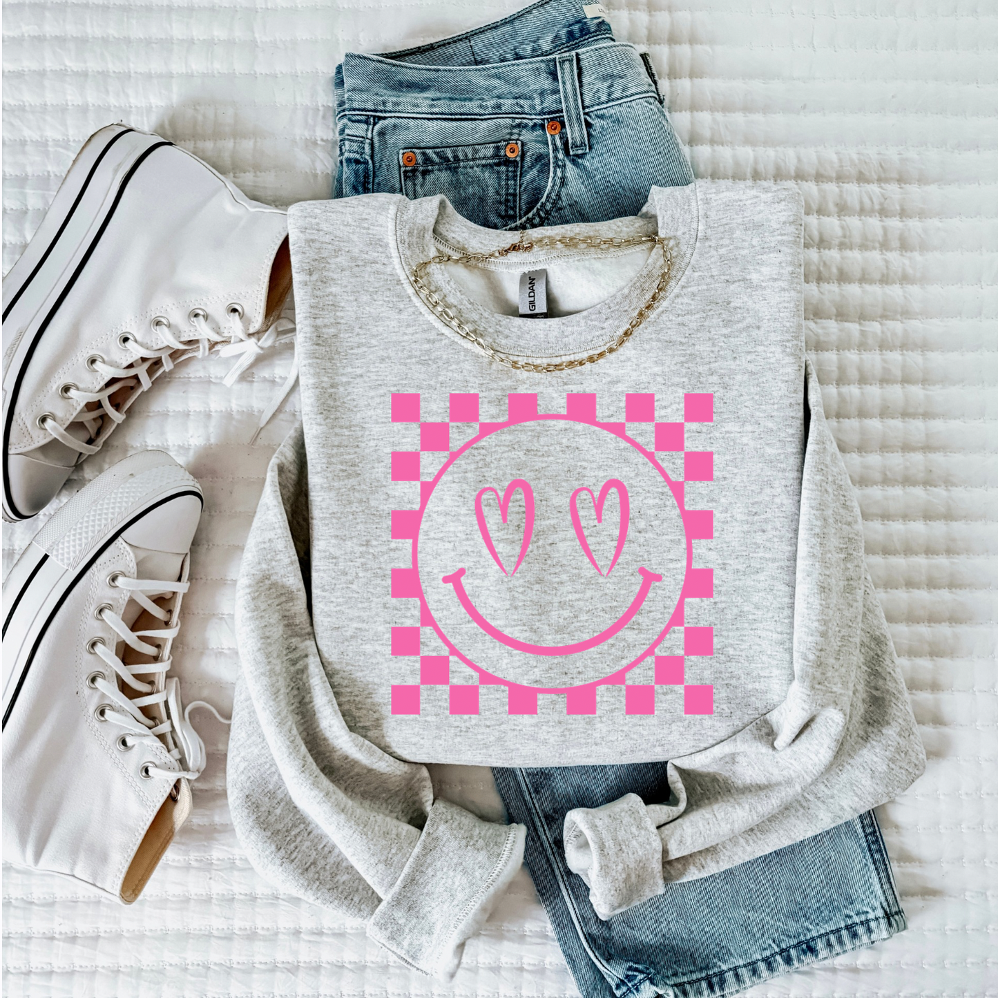 Happy Smiles Women’s Crewneck Sweatshirt