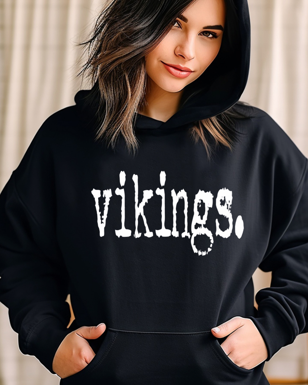 Go Team Go Graphic Women’s Hoodie