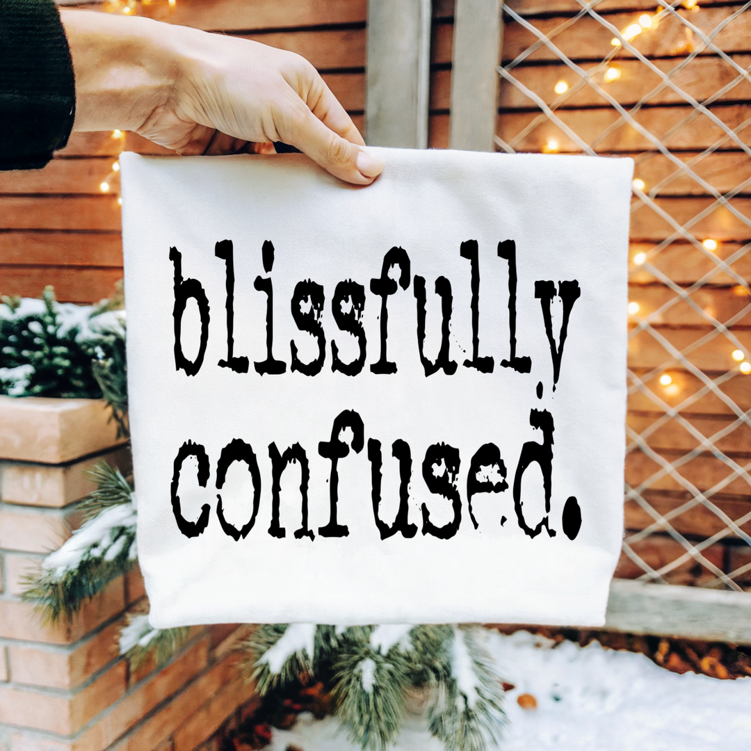 Blissfully Confused Women’s Crewneck Sweatshirt