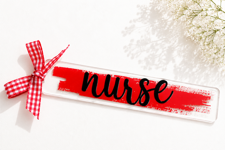 Nurse Acrylic Bookmark