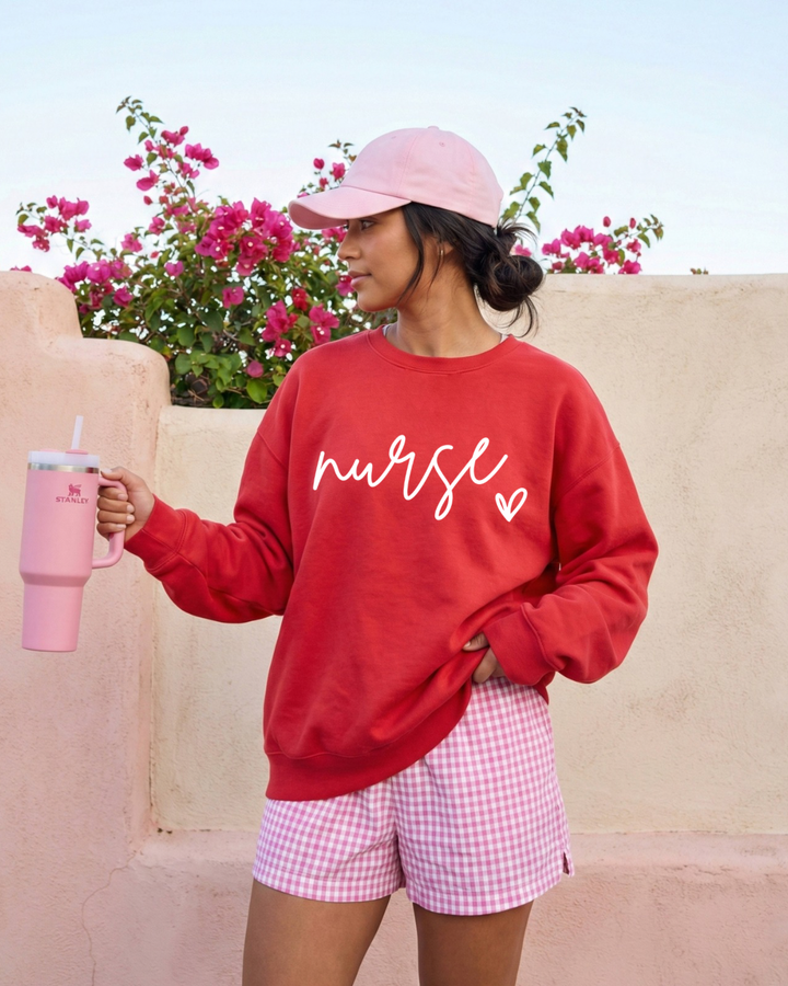 Nurse Love Women’s Crewneck Sweatshirt