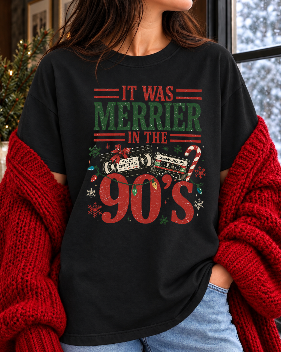 It Was Merrier In The 90s Tee-Shirt