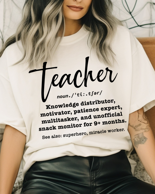 Teacher Definition Tee-Shirt