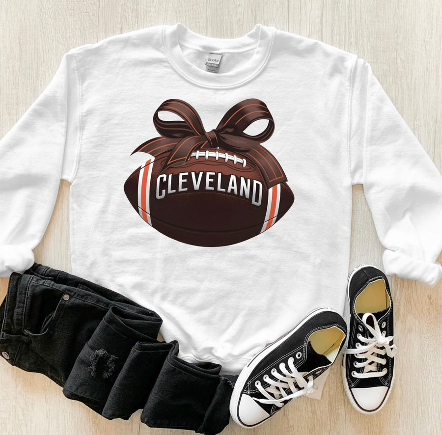Cleveland Bow Football Women’s Crewneck