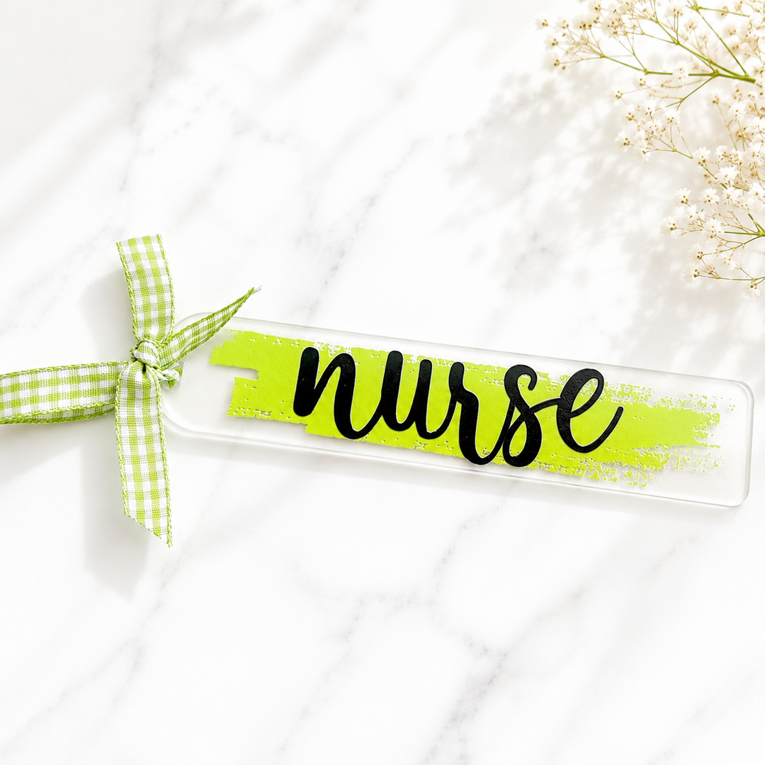 Nurse Acrylic Bookmark