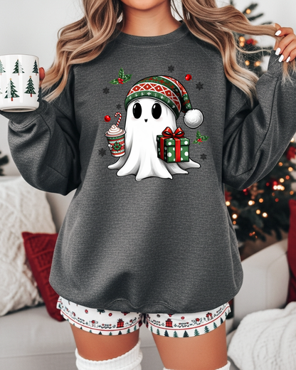 Creepin’ Thru Christmas Women’s Crewneck Sweatshirt