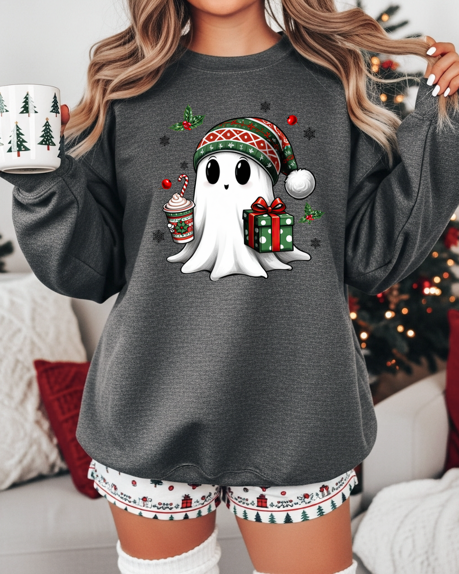 Creepin’ Thru Christmas Women’s Crewneck Sweatshirt