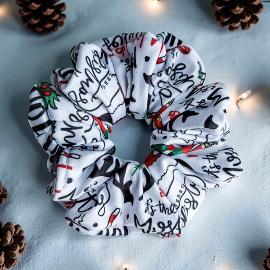 Jingle Bell Doodles Scrunchie