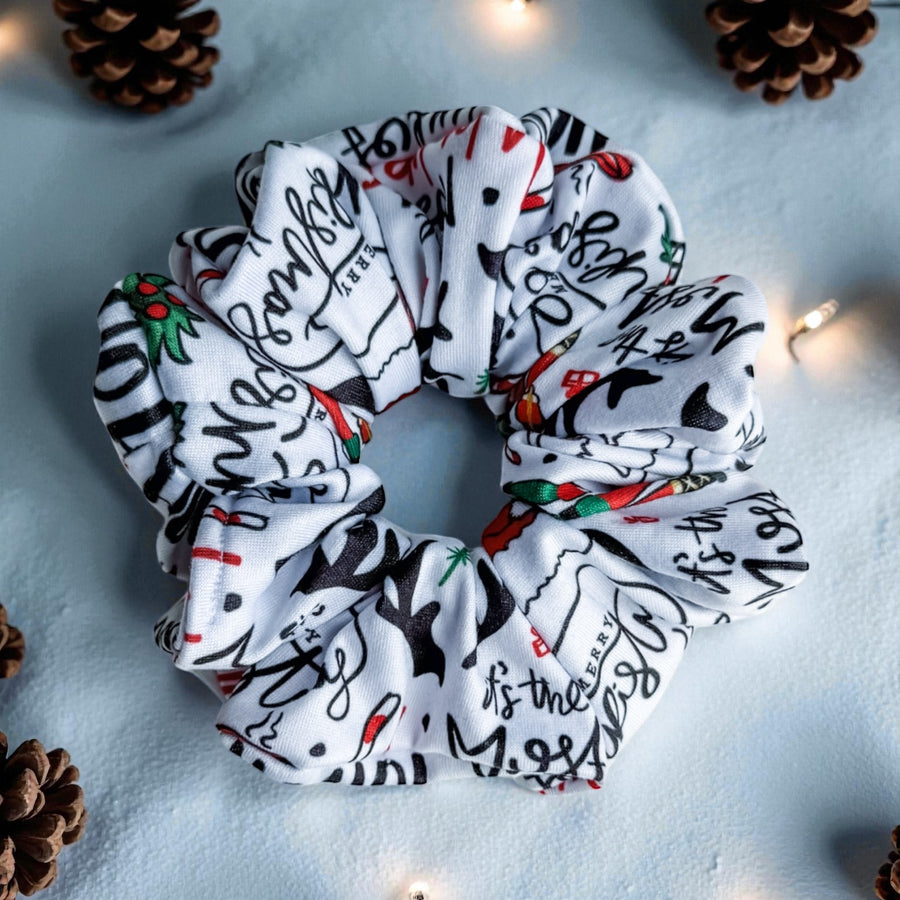 Jingle Bell Doodles Scrunchie