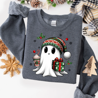 Creepin’ Thru Christmas Women’s Crewneck Sweatshirt