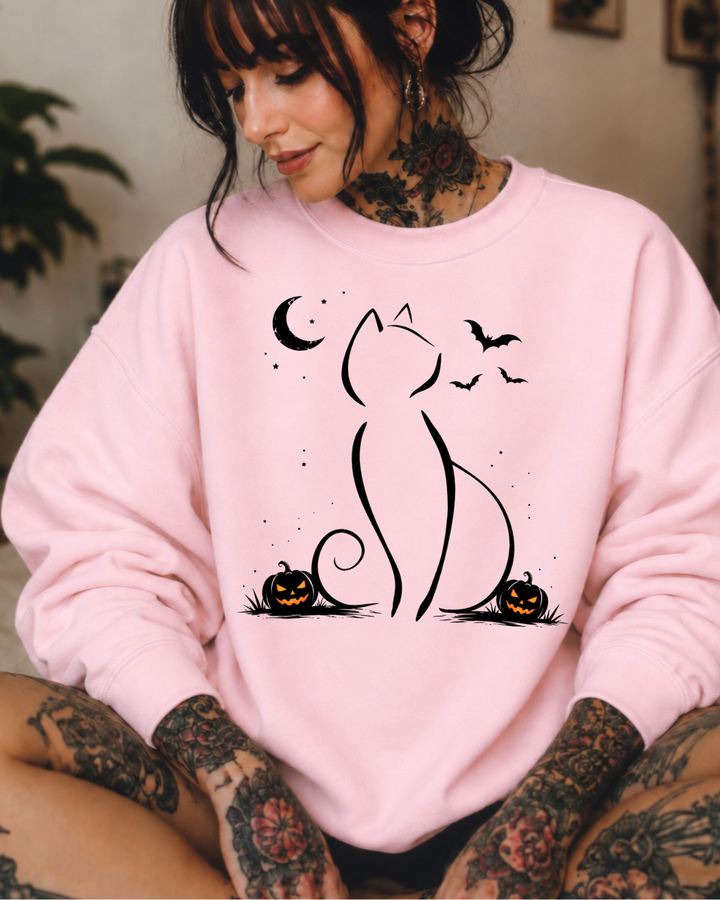 Black Cat Energy Women’s Crewneck Sweatshirt