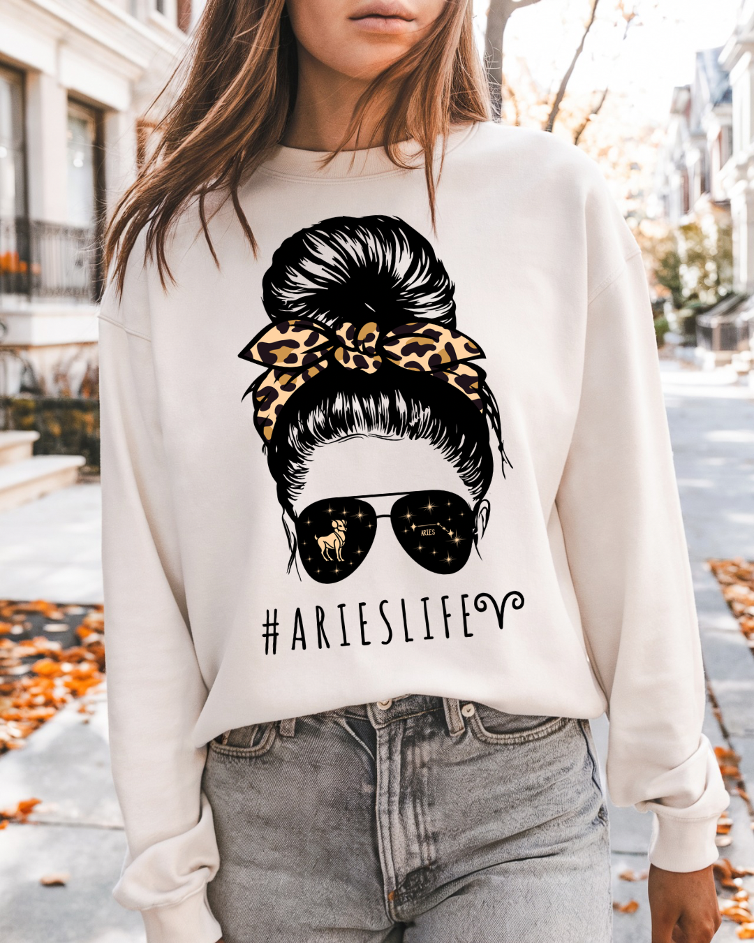 Shades On, Sign Strong Women’s Crewneck Sweatshirt