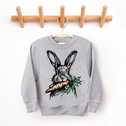 The Snackin’ Bunny Kids Crewneck Sweatshirt
