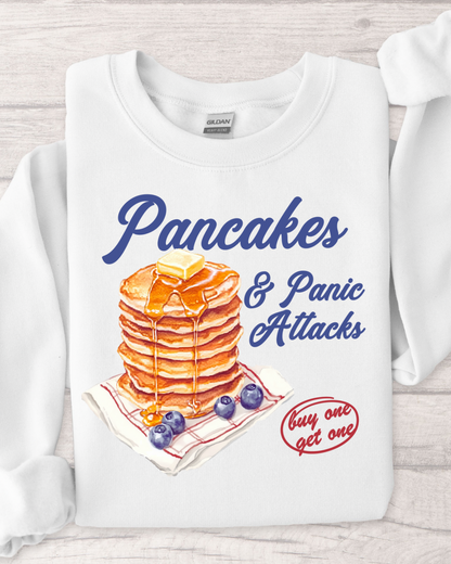 Pancakes And Panic Attacks Women’s Crewneck