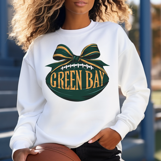 GB Bow Football Women’s Crewneck