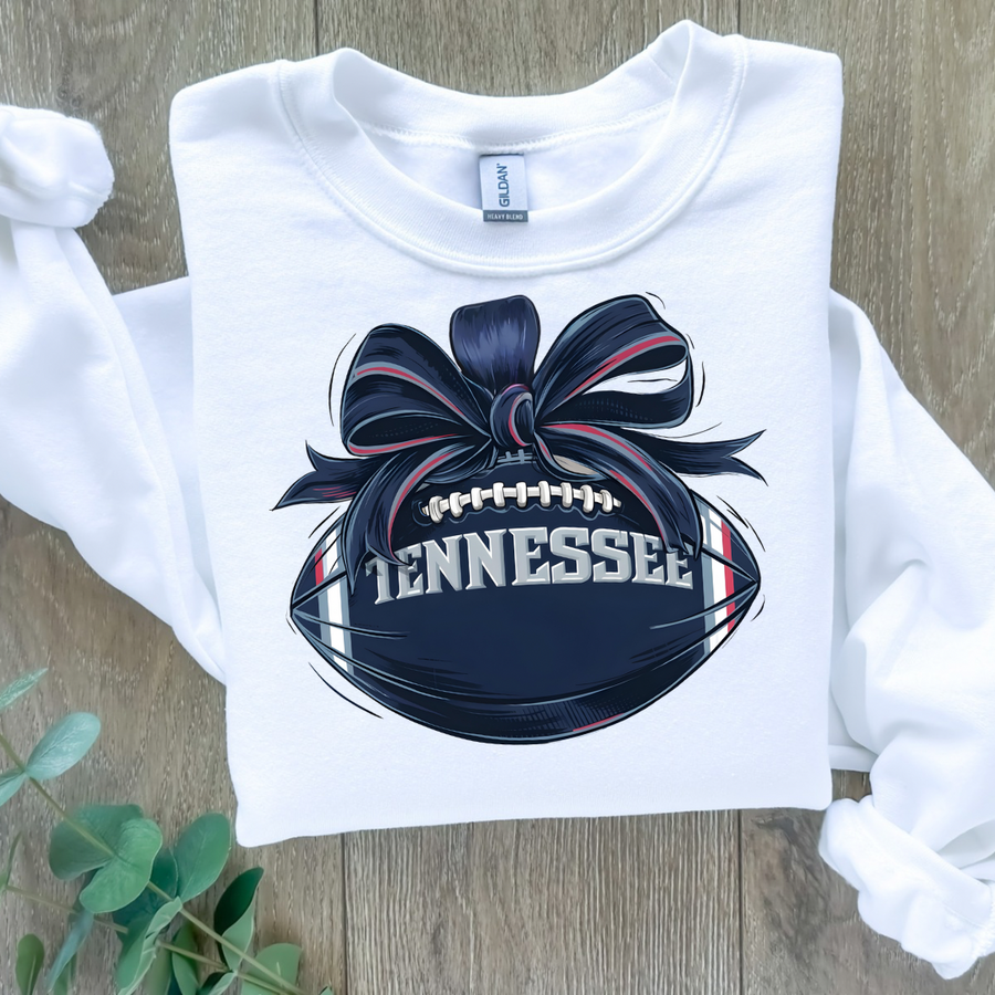 Tennessee Bow Football Women’s Crewneck
