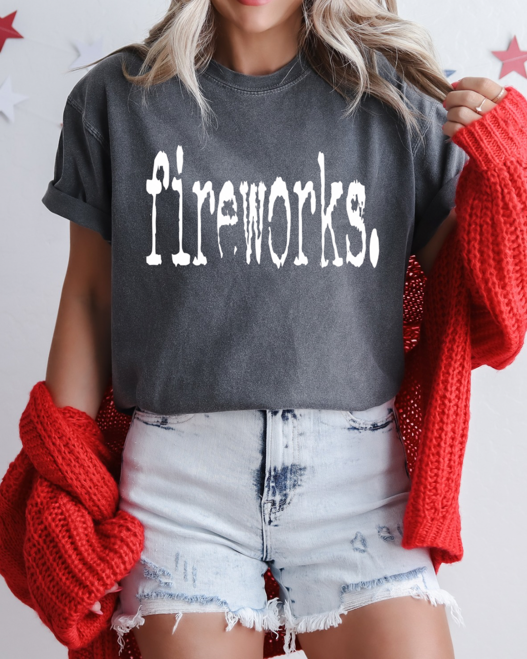Fireworks Graphic Women’s Tee-Shirt