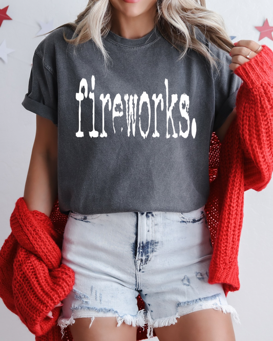 Fireworks Graphic Women’s Tee-Shirt