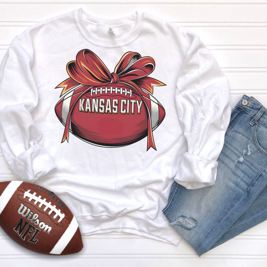 KC Bow Football Women’s Crewneck