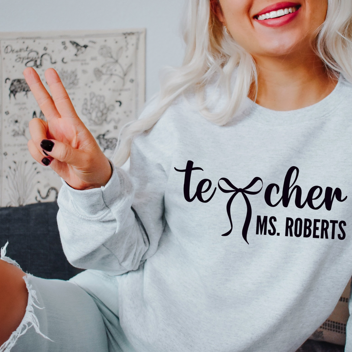 Te🎀cher (Custom) Women’s Crewneck Sweatshirt