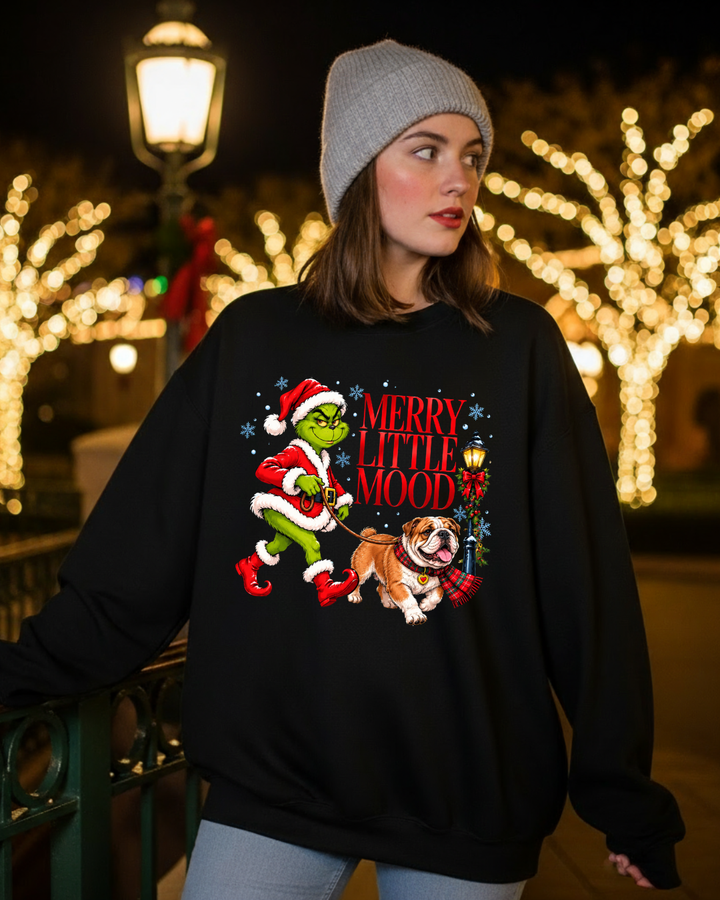 Merry Little Mood Pups Sweatshirt
