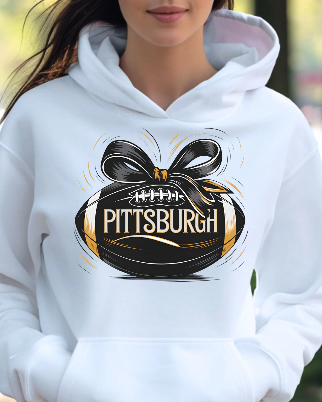 Bow Football Women’s Hoodie