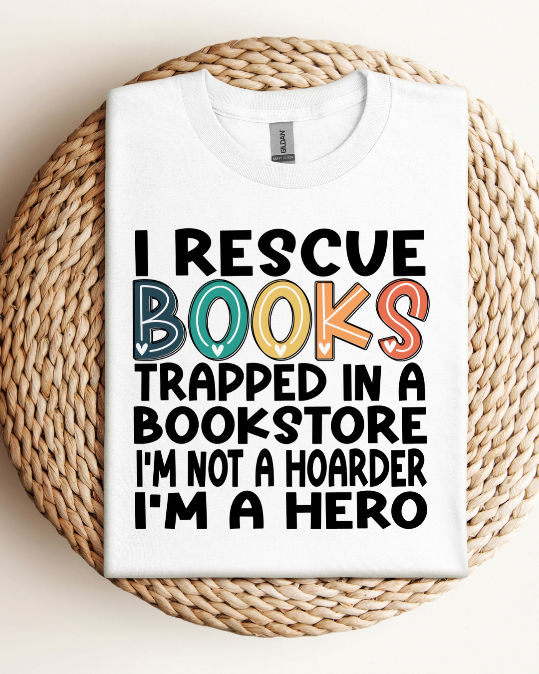 I Rescue Books Women’s Tee-Shirt