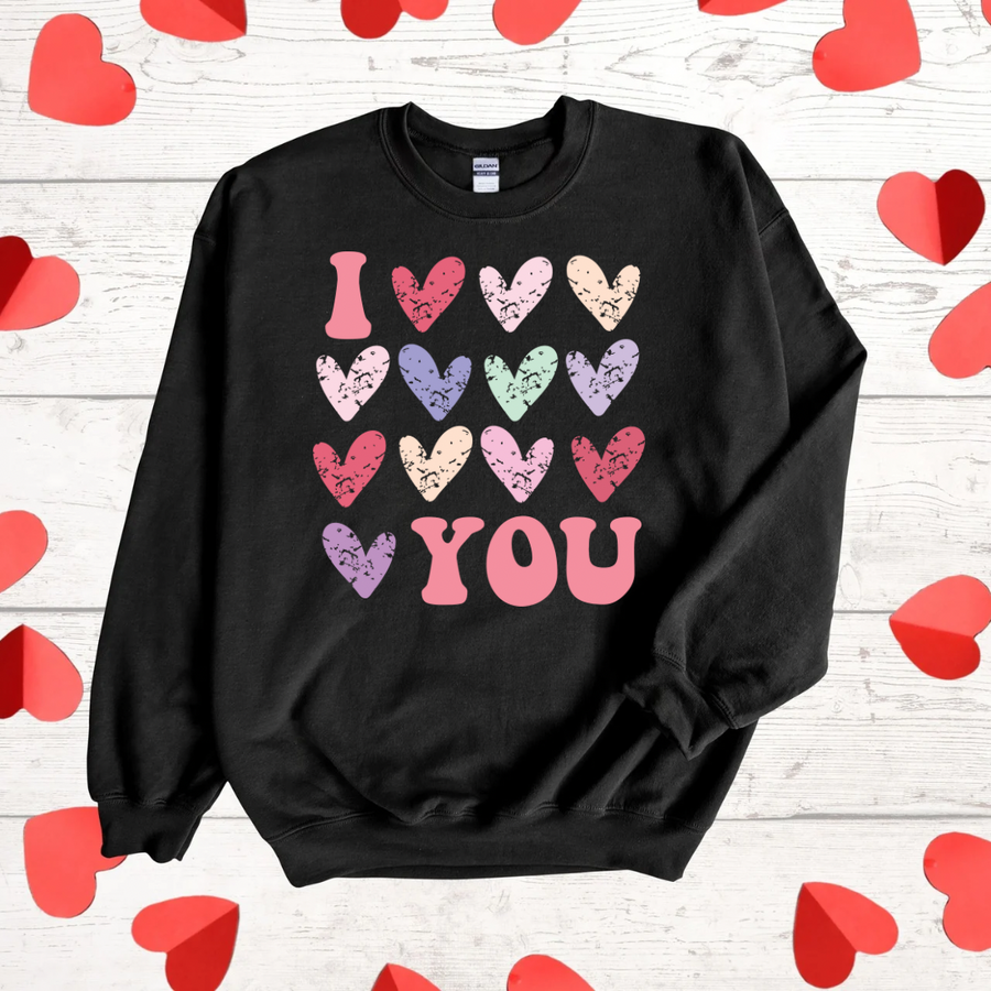 I Heart You Crewneck Sweatshirt