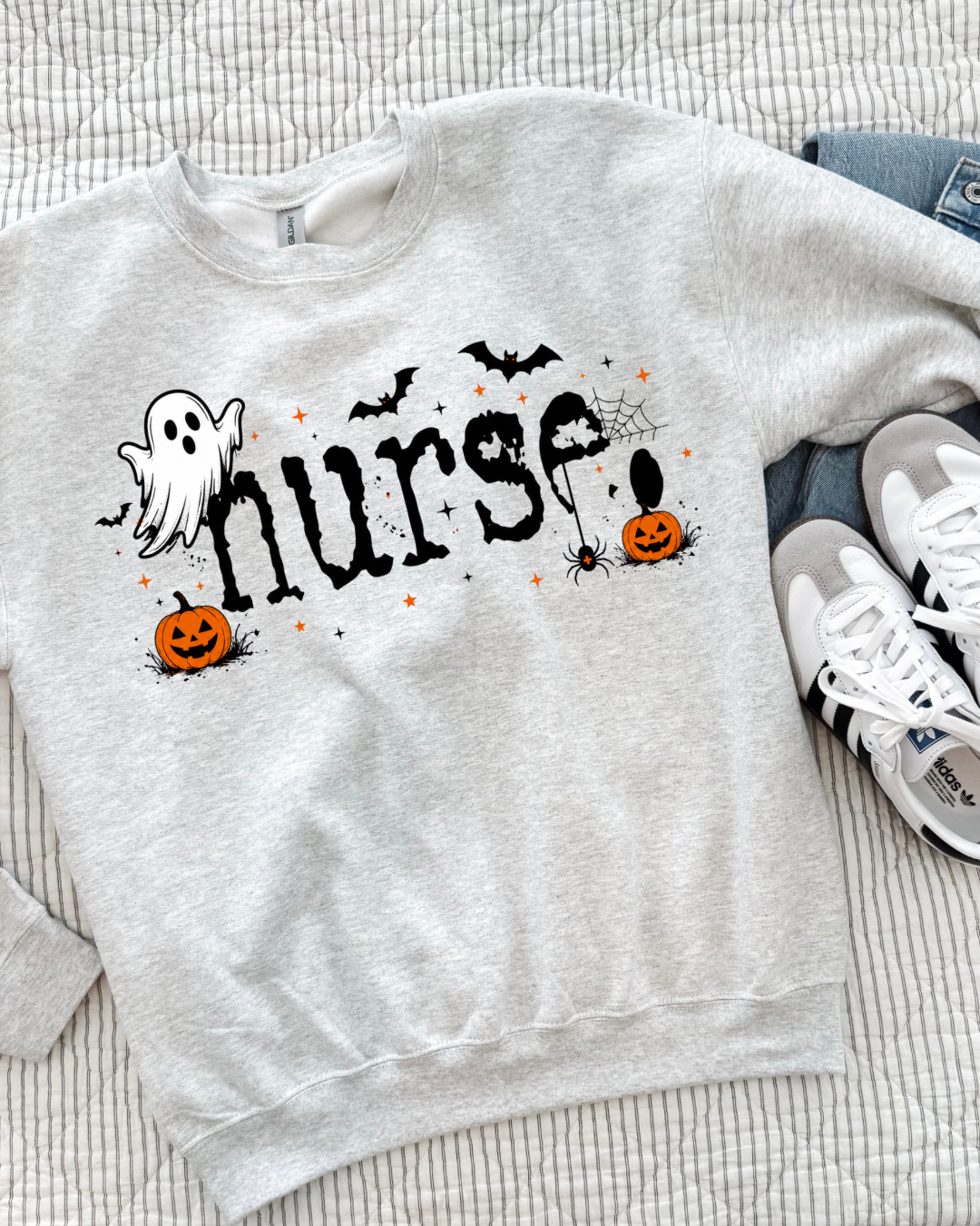 BOO Nurse Graphic Sweatshirt