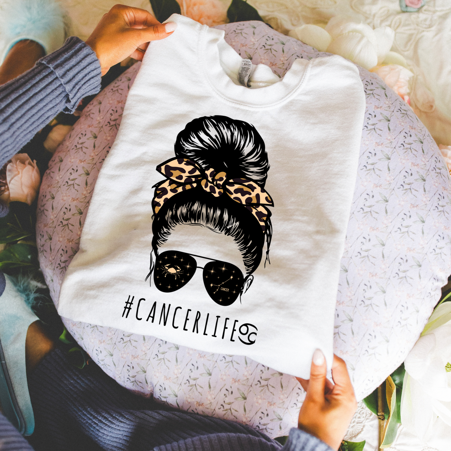 Shades On, Sign Strong Women’s Crewneck Sweatshirt