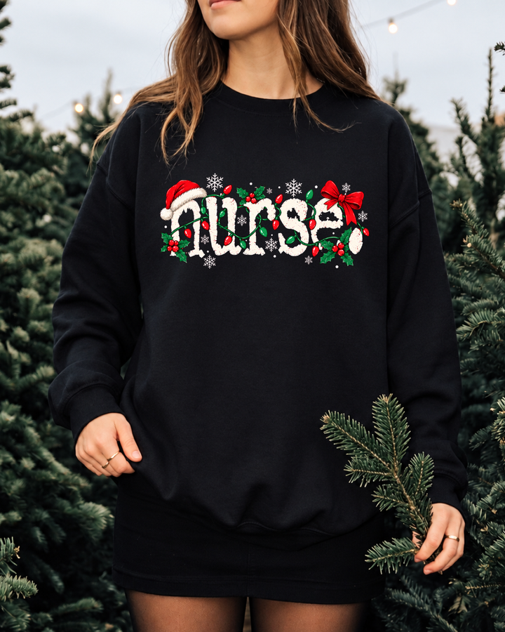 Naughty Or Nice Nurse Crewneck