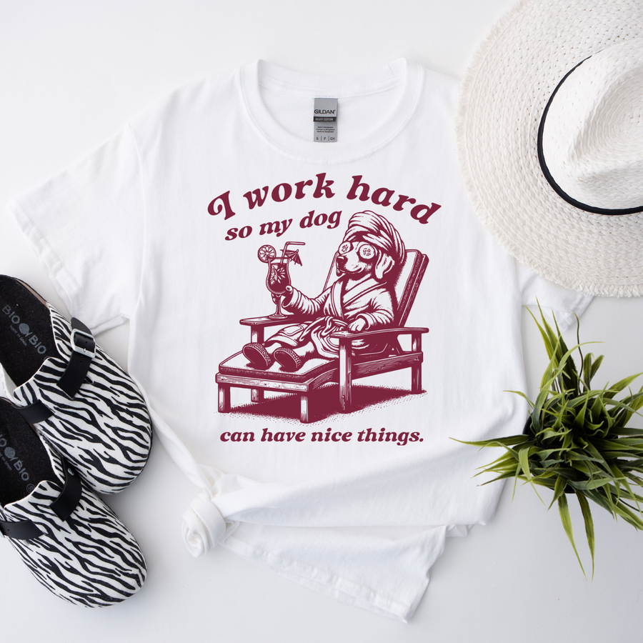 I Work Hard So My Dog Can Have Nice Things Women’s Tee-Shirt