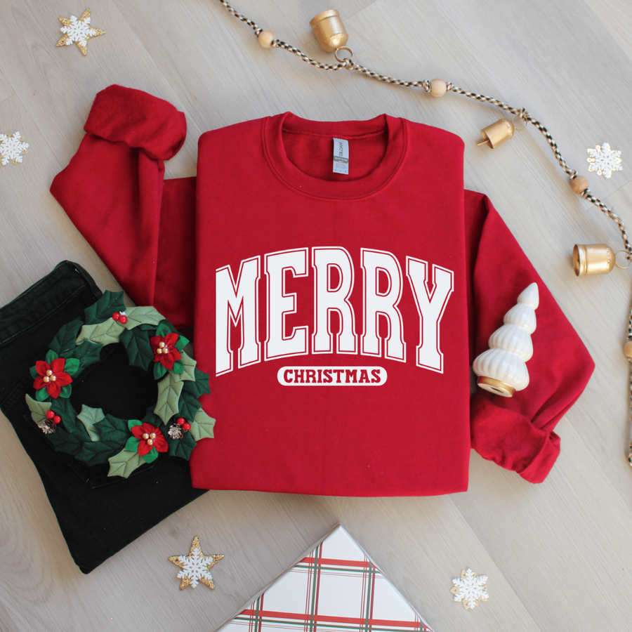 Merry Christmas Crewneck Sweatshirt