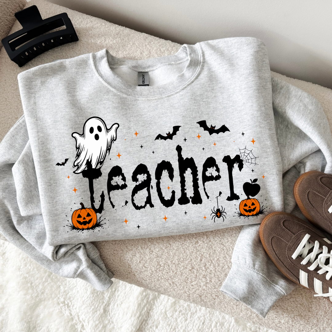 BOO Teacher Graphic Sweatshirt
