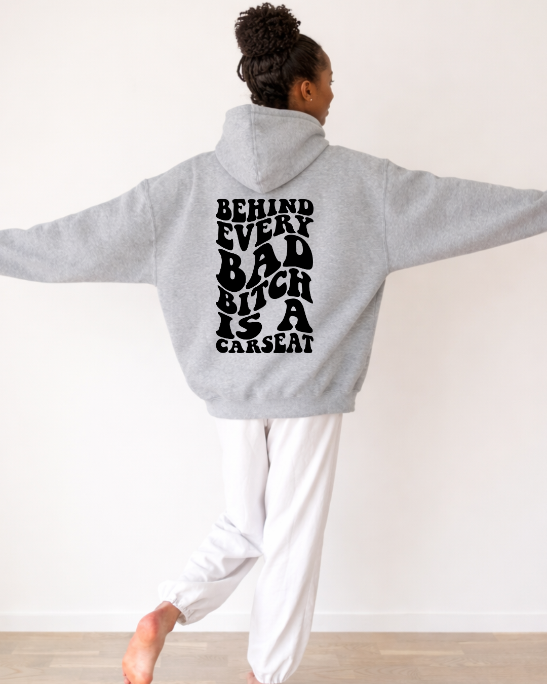 Behind Every Bad B*tch Women’s Hoodie