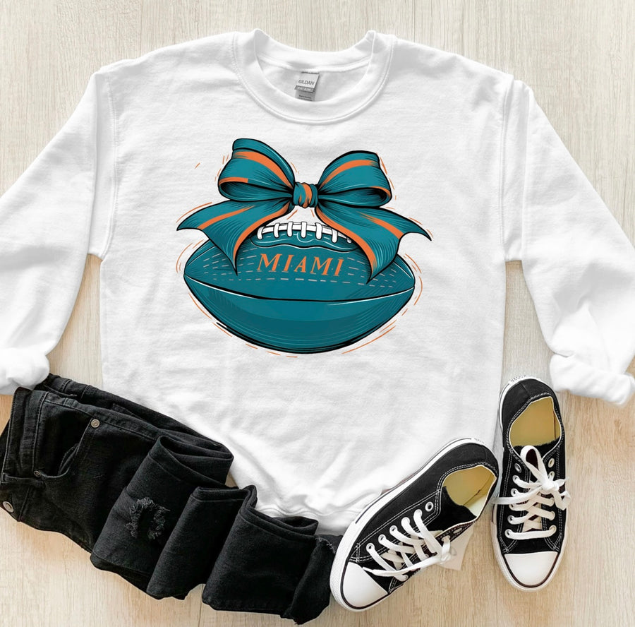 Miami Bow Football Women’s Crewneck
