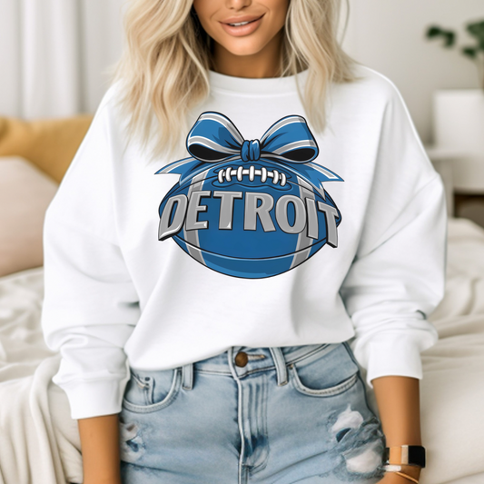 Detroit Bow Football Women’s Crewneck