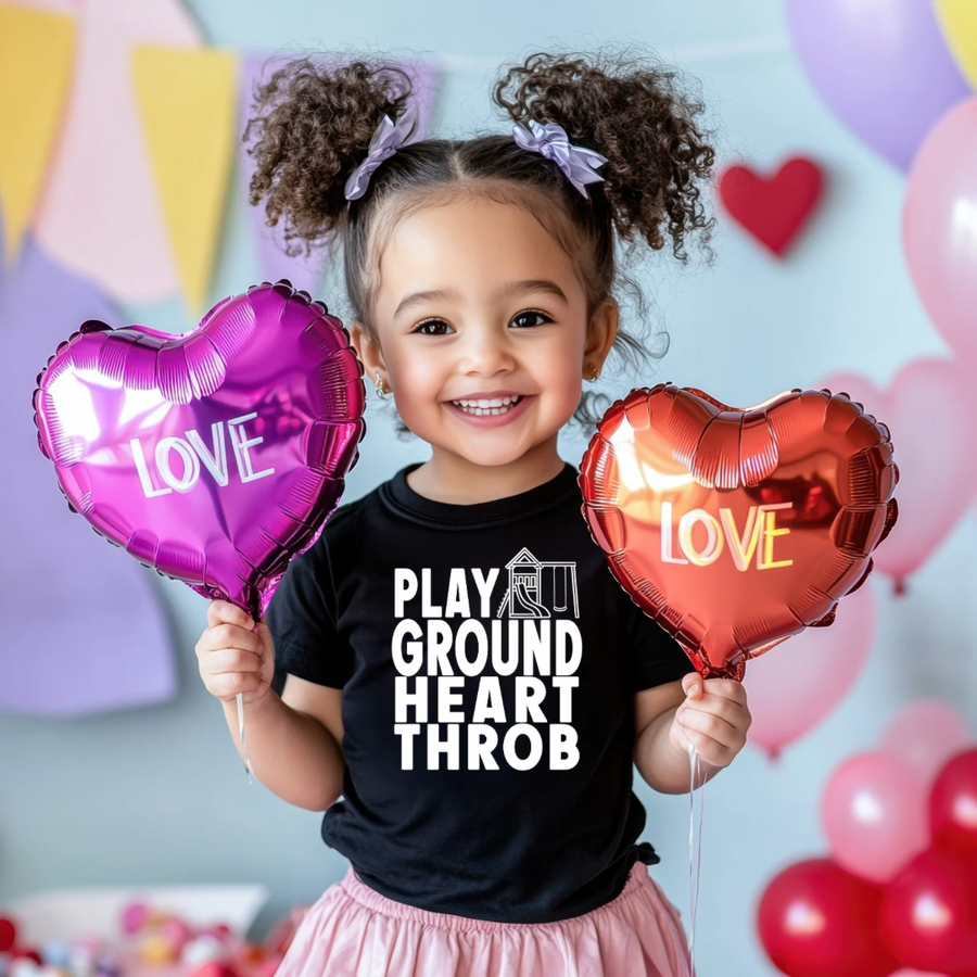 Playground Heart Throb Toddler & Kids Tee-Shirt