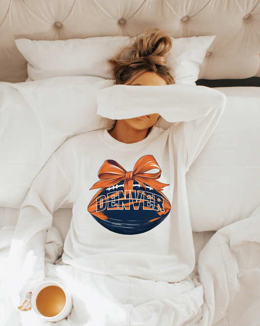 Denver Bow Football Women’s Crewneck